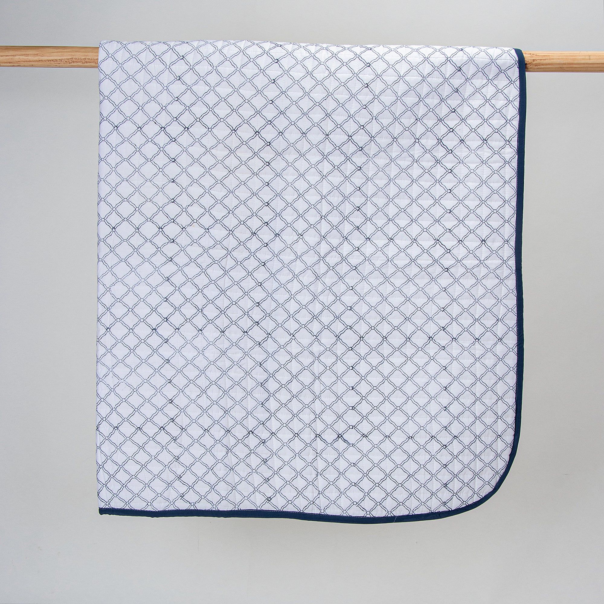 Check Printed Cotton Baby Blankets 126